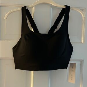 Athleta Women's Sleek Black Sports Bra